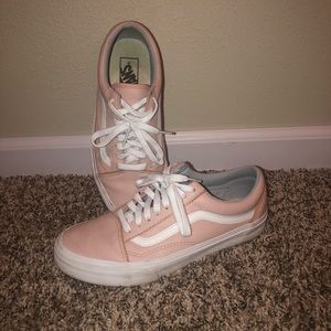 Pink Leather Vans